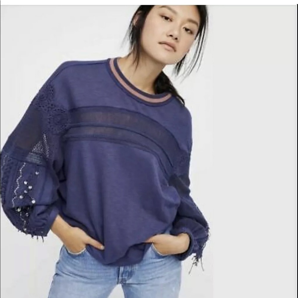 Free People mesh top